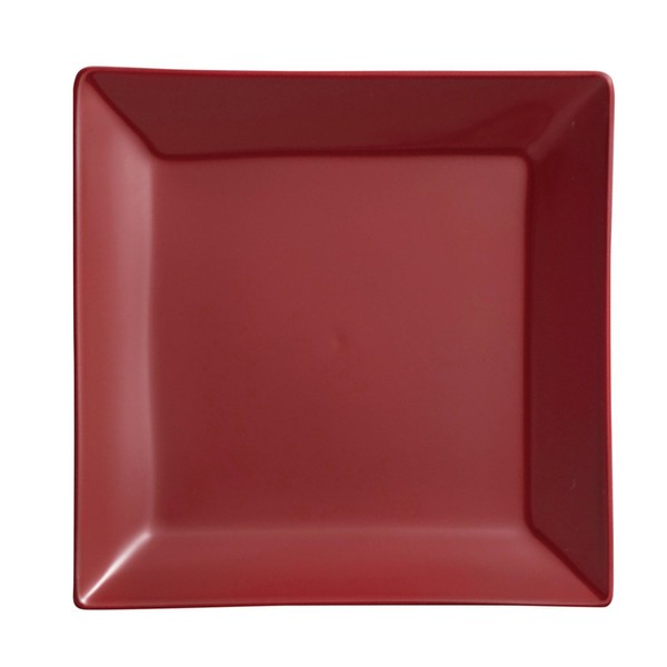 Miyamoto Sangyo 45129511222558 Clean Coat Square Plate, Medium, Vermilion, 5.4
