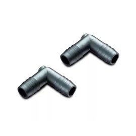 2 Pack 3/8" Hose ID x 3/8" Hose ID Black HDPE Elbow 62050