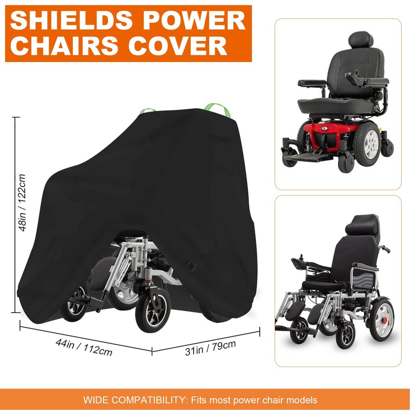 Power Chair Cover,Power Chair Transport Cover,600D Heavy Duty Waterproof Protection
