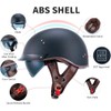 VCOROS Half Helmet Motorcycle DOT Approved Open Face Helmet with