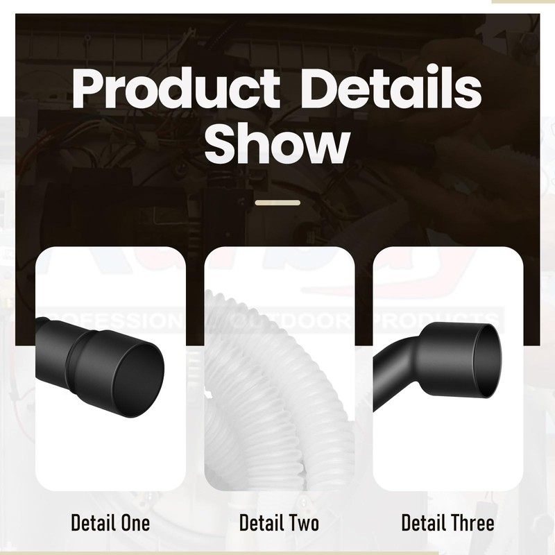 807117001 Dishwasher Drain Hose Compatible with Frigidaire & Electrolux Dishwashers,