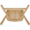 eHemco Oversized Hardwood Folding TV Tray Table for Dinner, Eating,
