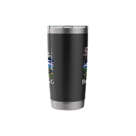 Boryeong Souvenir South Korea Flag Korean City Vacation Stainless Steel Insulated Tumbler
