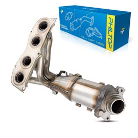 PHILTOP Front Catalytic Converter Compatible with 2006-2008 RAV4 2.4L, 2008-2015 xB 2.4L Replace# OE 16480, 641232, 40842 Direct-Fit (EPA Compliant)