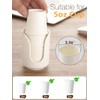 ABRUTY Bathroom Cup Dispenser, 3oz-4oz Ceramic Paper Cup Holder, Small