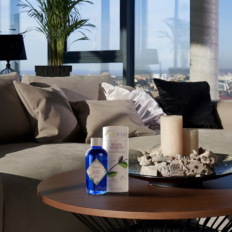 Natscent Black Bamboo Essential Oils for Diffusers for Home, Nature-derived