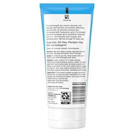 Neutrogena Hydro Boost Limpiador facial exfoliante suave diario con ácido hialurónico, clínicamente probado para aumentar el nivel de hidratación de l