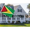 2×3 FT Guyana Flag,Medium 60×90 CM Guyanese Outdoor Banner,100D Decor,Doube