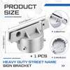 Hicarer 1 Pcs Street Name Sign Bracket for 2 3/8"