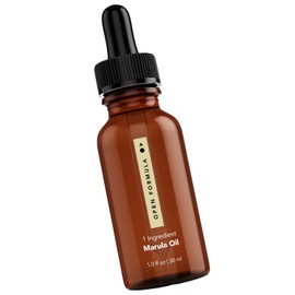 Open Formula Marula Oil. 100% Pure. For Moisturization And Protection. Not Pore Clogging. Anti Aging & Anti Wrinkle. For Dry & Dehydrated Skin Hair Face Body Scalp Beard & Nails. Natural Cold Pressed