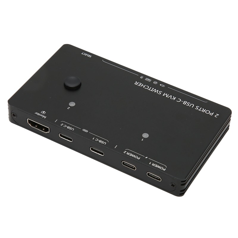 Type C KVM Switch 2 In 1 Out 10Gbps 3840x2160