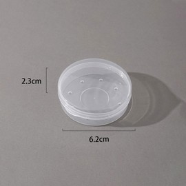 FUYUERO Puff Case, 2 Round Makeup Puff Protective Container, Beauty Powder Puff Carrying Case, Storage, Breathable, Transparent, Powder Puff Makeup Sponge, Box, Makeup Supplies, Dustproof, Portable