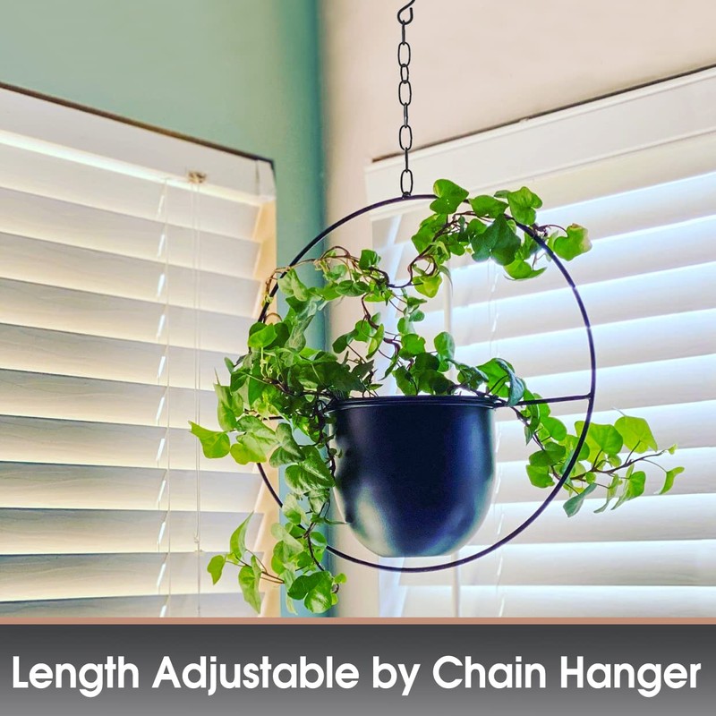 Shineloha 2 Pack Hanging Planters for Indoor Plants with 5.5"