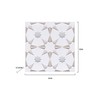 Neutral Vega Peel & Stick Embossed Tile Backsplash