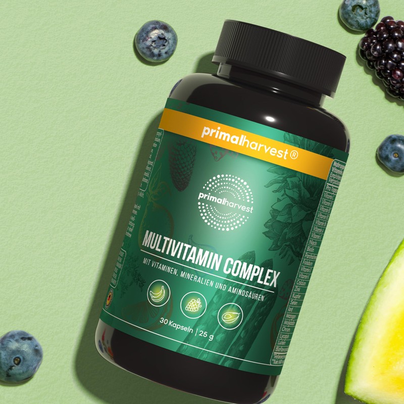 Primal Multivitamin Daily Supplement, Gluten Free, Vegetarian
