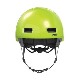 ABUS Stadthelm Skurb - Robuster Fahrradhelm für den Alltag, beim Skaten, BMX-Fahren oder Longboarden - Gelb, Größe L