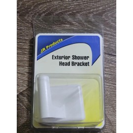 JR Products Exterior Shower Head Bracket White. QQ-HKPW-A