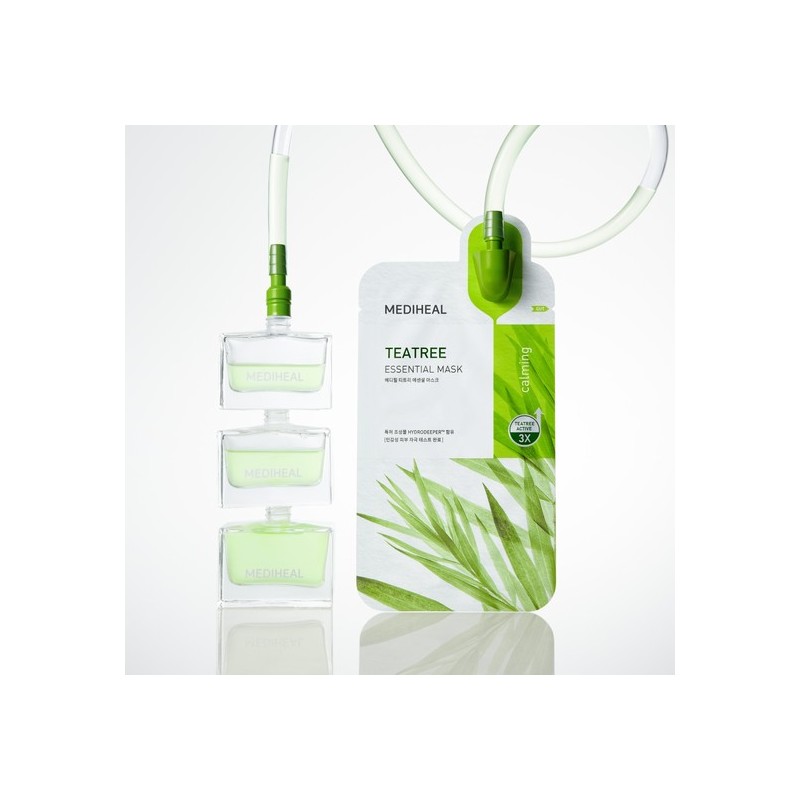 Mediheal Tea Tree Essential Mask 60 sheets + Pure Cacao