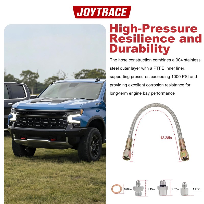 Joytrace Oil Pressure Sensor Relocation Kit For GM LS Series