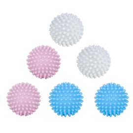 Aililong Dryer Balls for Tumble Dryers, Washing Balls for Washing Machine, Pack of 6 Dryer Balls, Hedgehog Ball Balls for Fluffy Laundry, Reusable and Environmentally Friendly – Ideal for Down Jackets