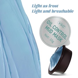 VGO Oil Control Mud Mask 8 Pods Men & Women Facial Mask Skincare Deep Pore Cleansing Blackhead