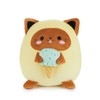 balvi Fluffy Kawaii Minty Cushion Yellow Fluffy Soft Ice Cream