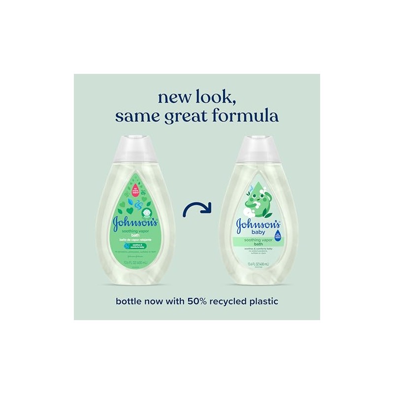 Johnson's Baño de vapor para bebé con aromas relajantes para