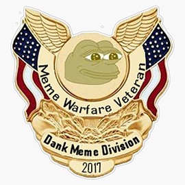 HOF Trading Meme War Veteran Vinyl Sticker Waterproof Decal Laptop Wall Window Bumper Sticker 5"