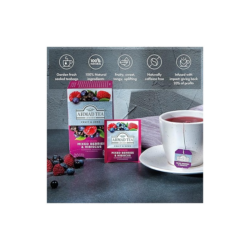 Ahmad Tea, Mixed Berries & Hibiscus