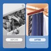 KEOAMG Tie Rack Hanger for Closet, Wooden Tie Hangers for