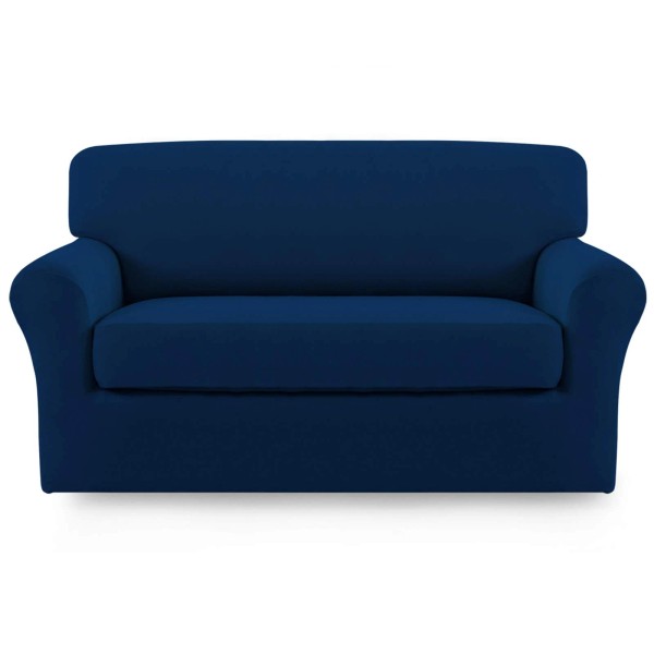 Easy-Going 2 Pieces Microfiber Stretch Sofa Slipcover – Spandex Soft