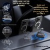 wuajia 360° Foldable Magnetic Car Phone Mount with Vacuum Suction