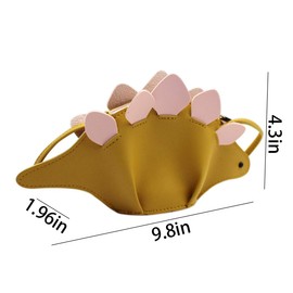 AIBEARTY Kids Boys Girls Crossbody Purse 3D Cute Dinosaur Clutch Animal Handbags Messenger Bag