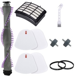 Leadaybetter Brush Roll Filter Replacement for Shark Navigator Lift Away NV350 NV351 NV352 NV356E S2 NV360 NV355 NV356 NV357 NV358 Vacuum Cleaner, with Belt and Wheels