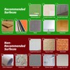 LONGKING Self-Adhesive Kitchen Backsplash, Marble Look Decorative Tiles (10 Tiles)