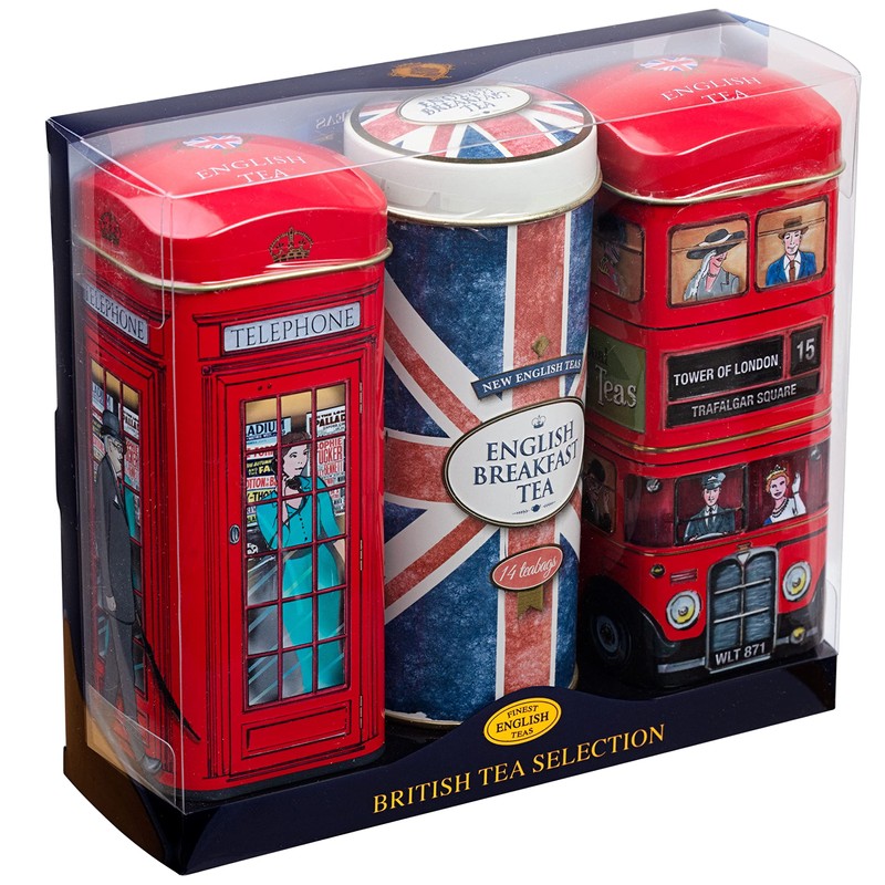 Heritage Tea Selection Triple Tea Tins of 14 Gift Pack