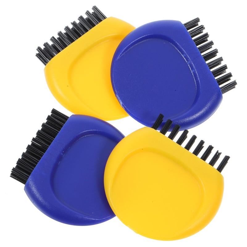 Kisangel 12pcs Golf Brush Soft Bristles for Cleaning Lightweight and
