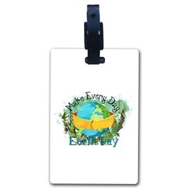 BRGiftShop Luggage Tag Eco Friendly Recycle Make Every Day Earth Day