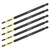 5 x SabreCut SCRH3152_5 152mm H3 Hex Magnetic Impact Screwdriver