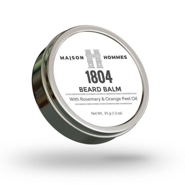 Maison Hommes Beard Balm with Organic Rosemary and Orange Peel