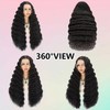 Twigoal Loose Deep Wave Lace Front Wigs Human Hair Wigs