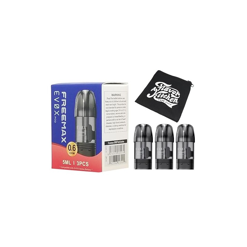 [EVOX] Replacement Cartridges For FreeMax EVOX Kit 3 Pack Includes