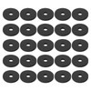 Briny River Pack of 25 Flat Rubber Washers 1/4 Inch