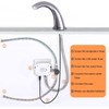 Derpras Touchless Bathroom Faucet with Automatic Sensor Function, Bathroom Sink