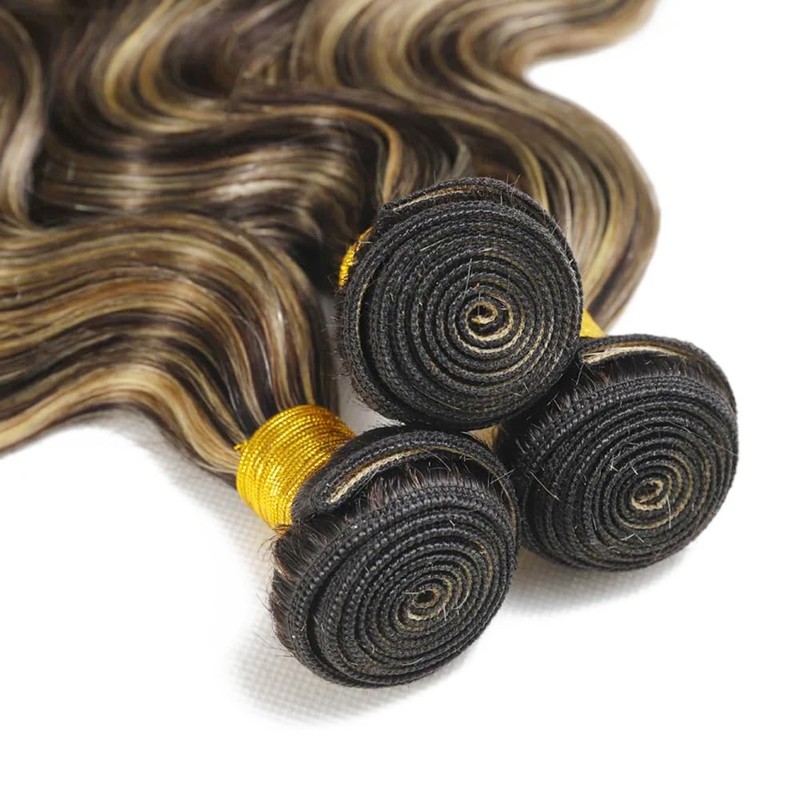 15VD P1B27 Body Wave Hair Extensions 30 32 34 inch