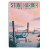 Lantern Press 6x9 Inch Metal Sign, Stone Harbor, New Jersey,