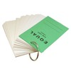 Life Equal Word Card 5 x 3 Size, Solid Color,