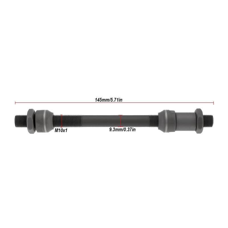 Briny River M10x145mm Bicycle Hollow Axle Multiple Speed Rear Hub