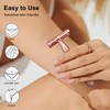 Matte Rose Gold Safety Razor for Women, Single Blade Razors