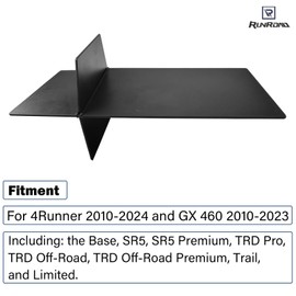 RUNROAD Glove Box Organizer Dividers Compatible with Toyota 4Runner 2010 2011-2022 2023 2024 and For 2010-2023 Lexus GX 460 Accessories, Insert ABS Glove Compartment